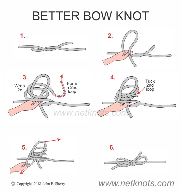 Better Bow Knot - How to tie a Better Bow Knot