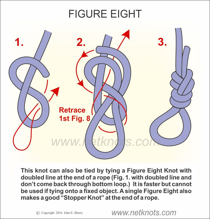 Learn How to Tie a Double Loop Figure 8