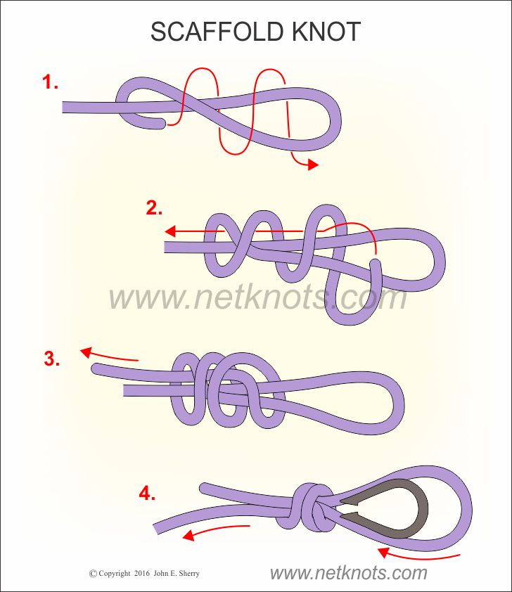 Learn How to Tie a Scaffold Knot