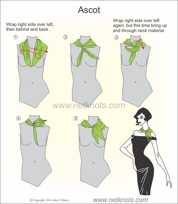 How to Tie an Ascot & Cravat 3 Ways + DO's & DON'Ts 