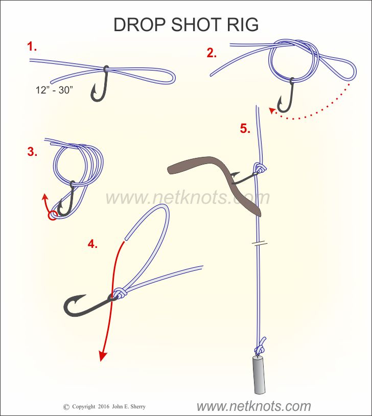 How to set up the Drop-Shot Rig for bass [step-by-step