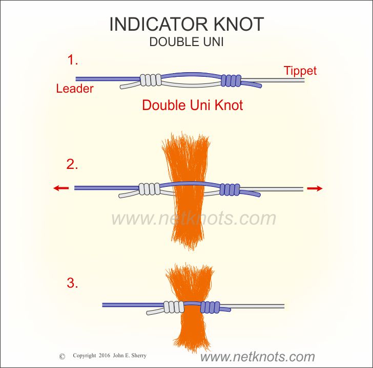 UNI-Thread Indicator Tip Furled Leader