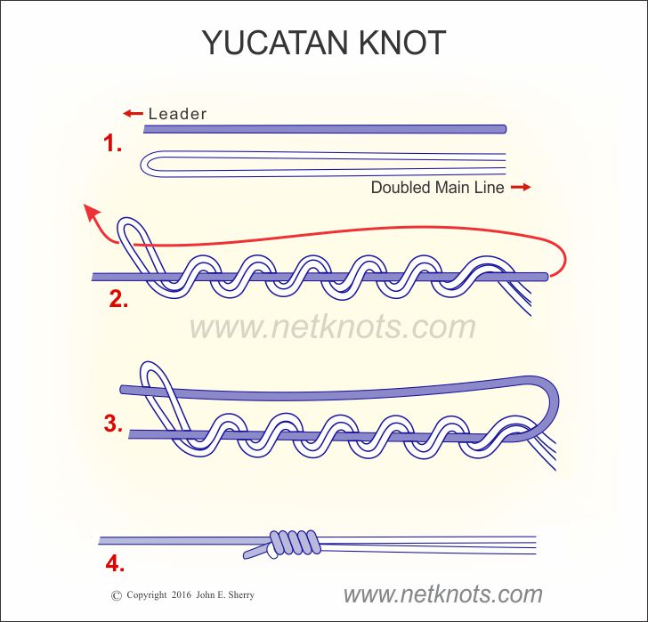 Yucatan Knot - How to tie a Yucatan Knot